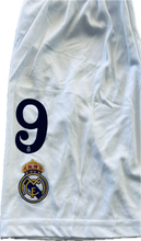 Load image into Gallery viewer, Kylian Mbappe 9 Real Madrid 2023/24 Home YOUTH ADIDAS Jersey 15 champions league White UCL champions league Soccer jersey
