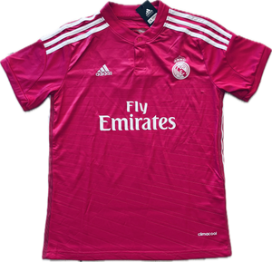 Ronaldo Jersey #7 Madrid 2014-2015 Adidas Real Madrid Soccer Jersey Champions Pink YOUTH