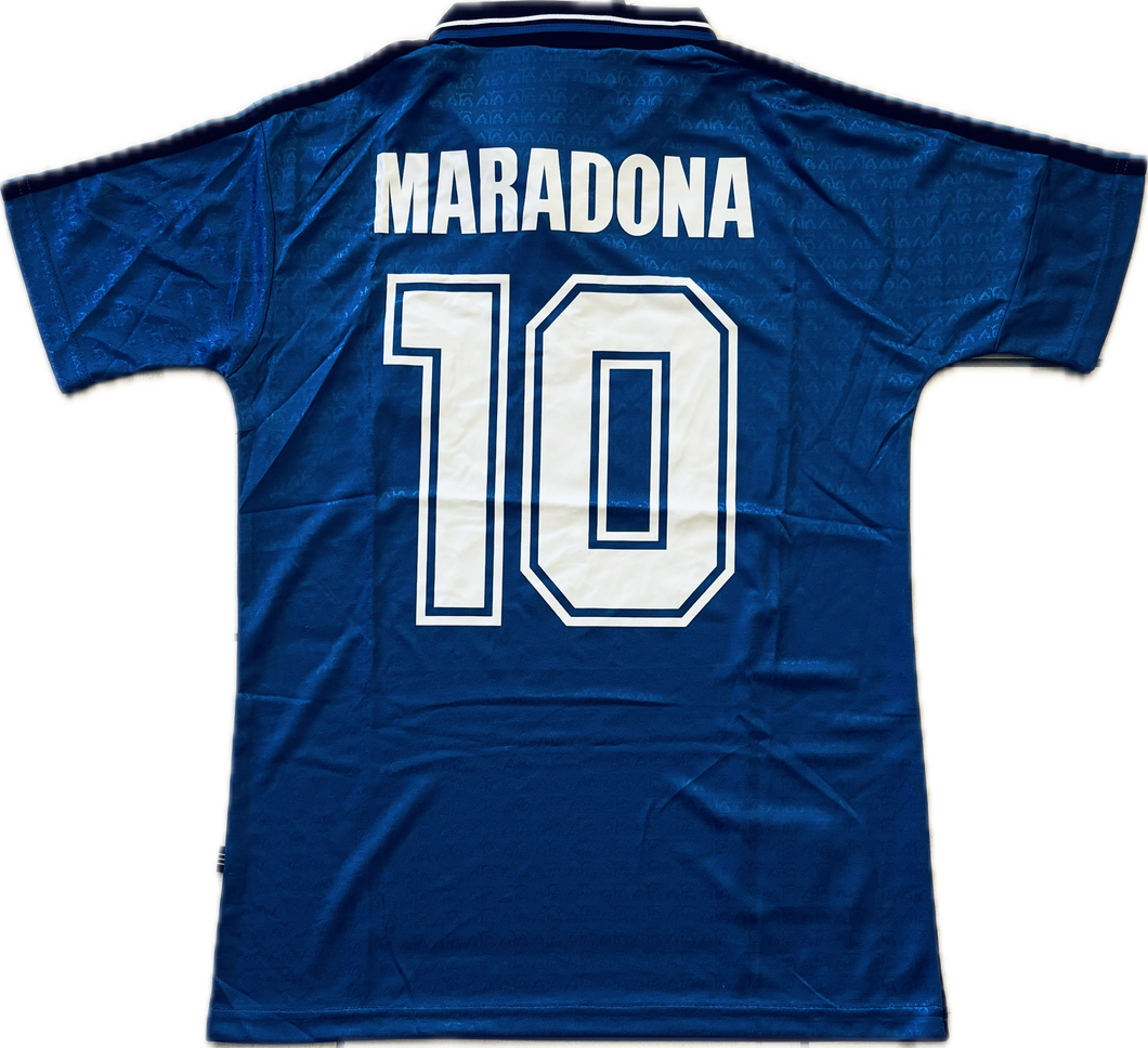 Diego Maradona #10 Argentina Adidas 1994 World Cup Away Jersey Diego Maradona #10 Argentina Adidas 1994 World Cup Away Jersey