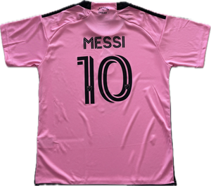 Lionel Messi 10 Inter Miami CF Adidas 2024 MLS League Football Soccer Jersey Primary YOUTH