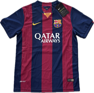 Neymar JR 11 FC Barcelona Nike 2015 Final London Champions League Football Soccer Jersey YOUTH