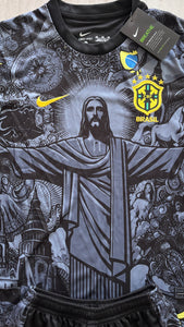 BRAZIL REDEEMER AWAY Black Rare Christ the Redeemer 5 Star MENS YOUTH