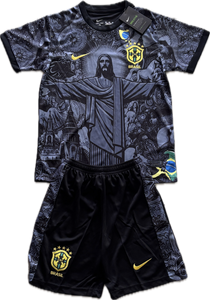 BRAZIL REDEEMER AWAY Black Rare Christ the Redeemer 5 Star MENS YOUTH