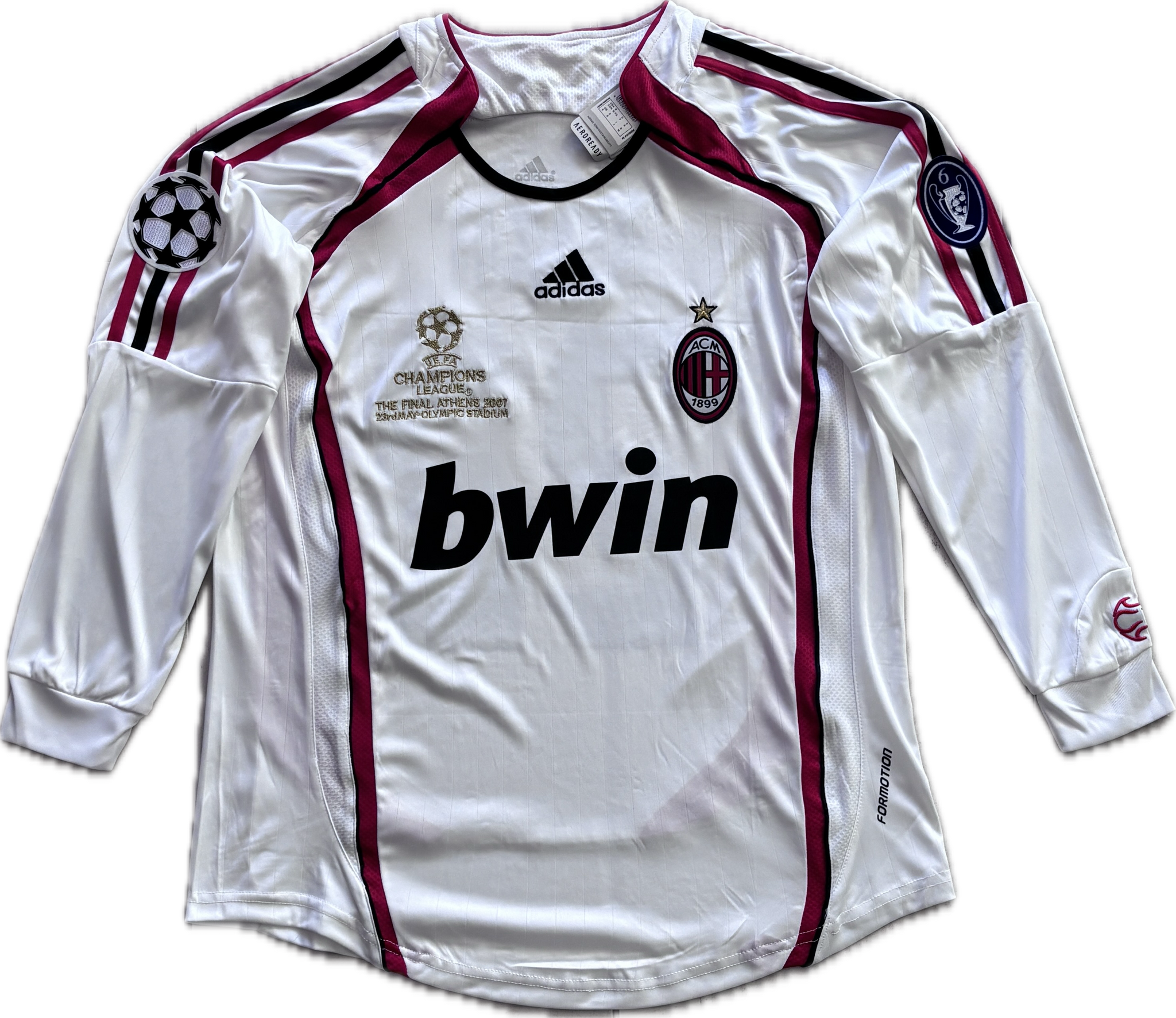 Kaka #22 AC Milan Jersey 2006/2007 Mens Final UEFA Champions Kaka #22 AC Milan Jersey 2006/2007 Mens Final UEFA Champions