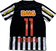 Load image into Gallery viewer, Neymar JR 11  Nike Santos FC Soccer Jersey 2012-2013 Black White Football Shirt MENS
