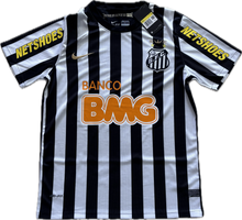 Load image into Gallery viewer, Neymar JR 11  Nike Santos FC Soccer Jersey 2012-2013 Black White Football Shirt MENS
