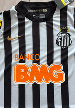 Load image into Gallery viewer, Neymar JR 11  Nike Santos FC Soccer Jersey 2012-2013 Black White Football Shirt MENS
