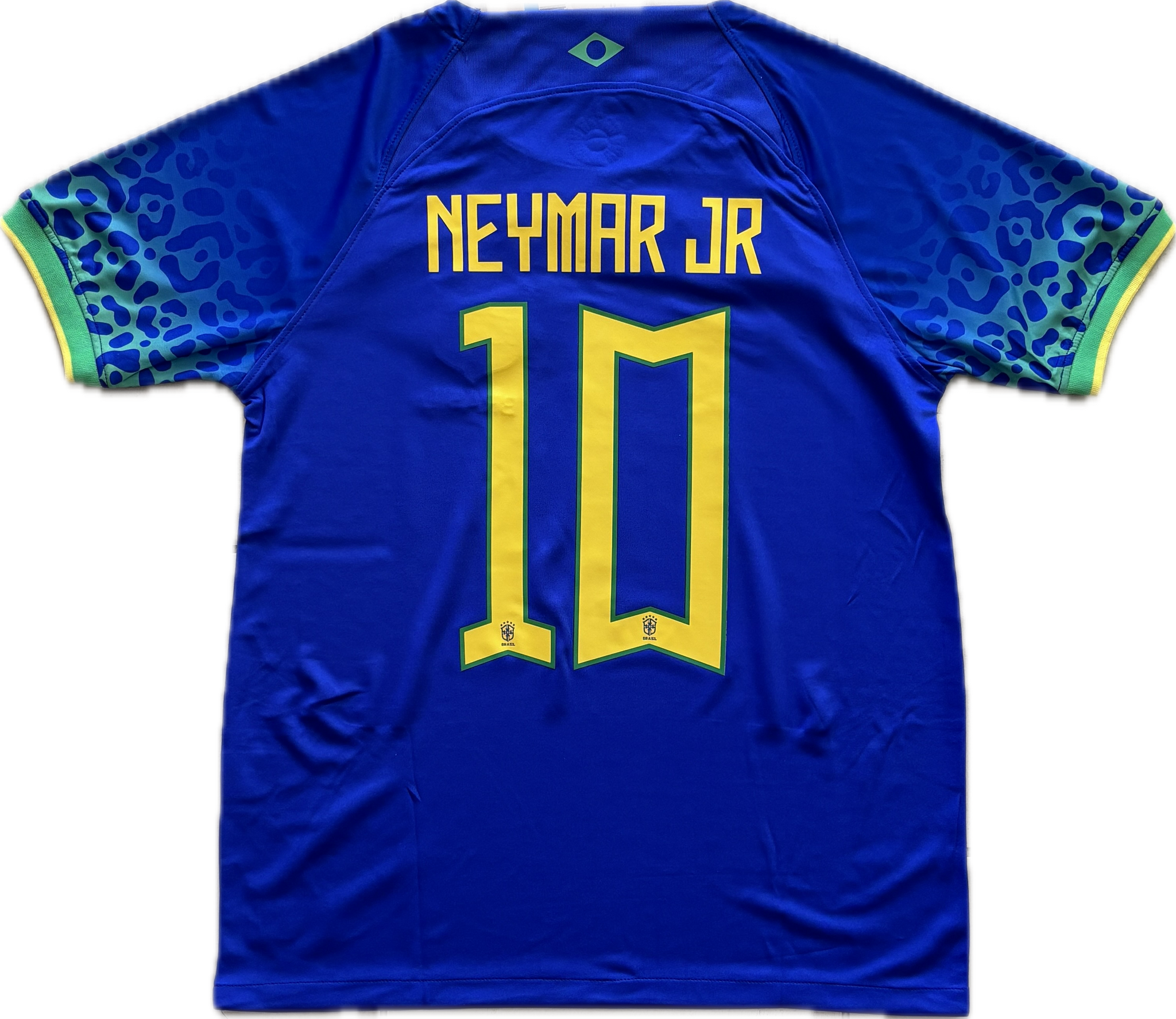 Neymar Jr. 10 Nike Brazil Away Jersey 2025 Iconic Blue Design with Neymar Jr. 10 Nike Brazil Away Jersey 2025 Iconic Blue Design with