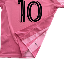 Load image into Gallery viewer, Inter Miami 2025-26 Home Youth Kids Jersey Lionel Messi #10 "Euforia" folded

