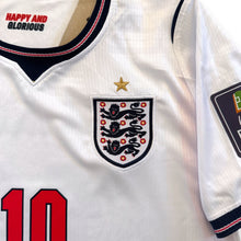 Load image into Gallery viewer, Jude Bellingham 10 England 2026 World Cup Home Soccer Jersey Mens Nike - Gold Patch Sleeve
