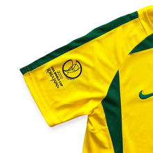 Load image into Gallery viewer, Kaka 8 Brazil Nike National Football Team Yellow 2002 World Cup Soccer Jersey Football Korea Japan
