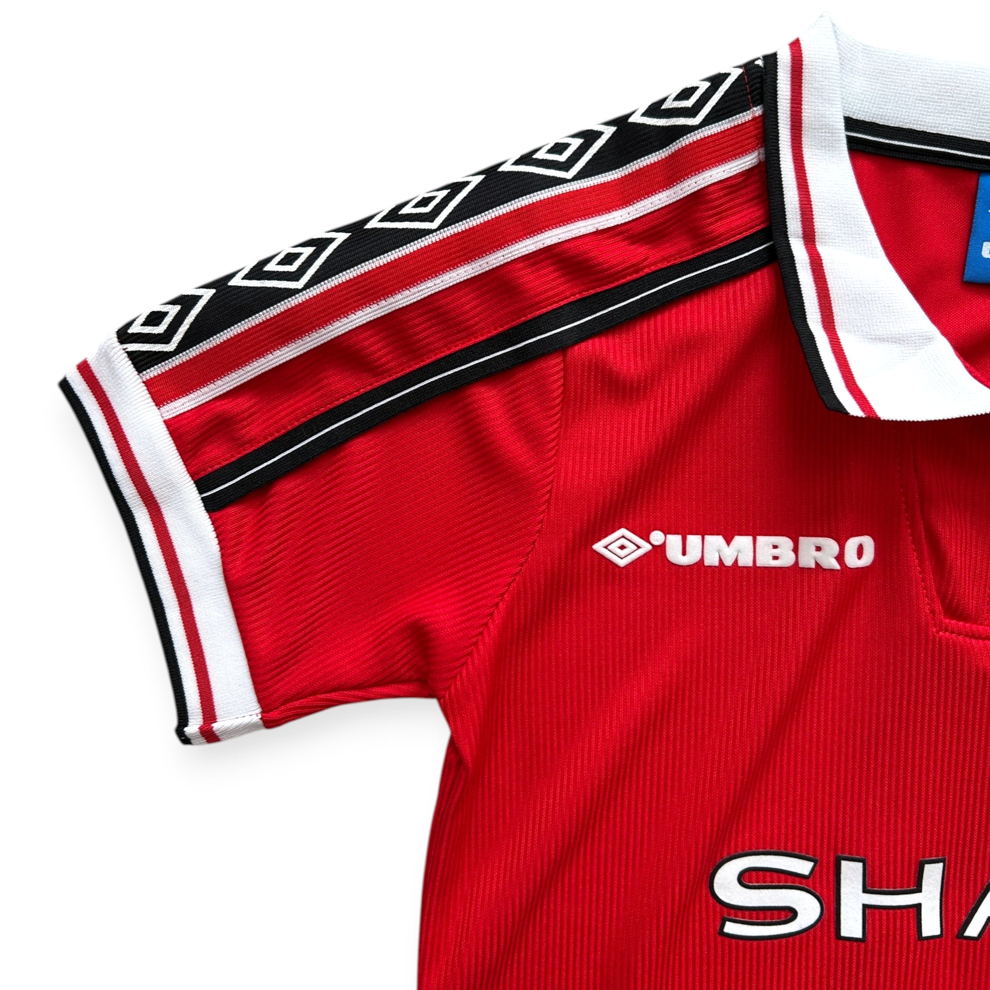 Kids David Beckham 7 Manchester United 1998-99 Retro Home Jersey