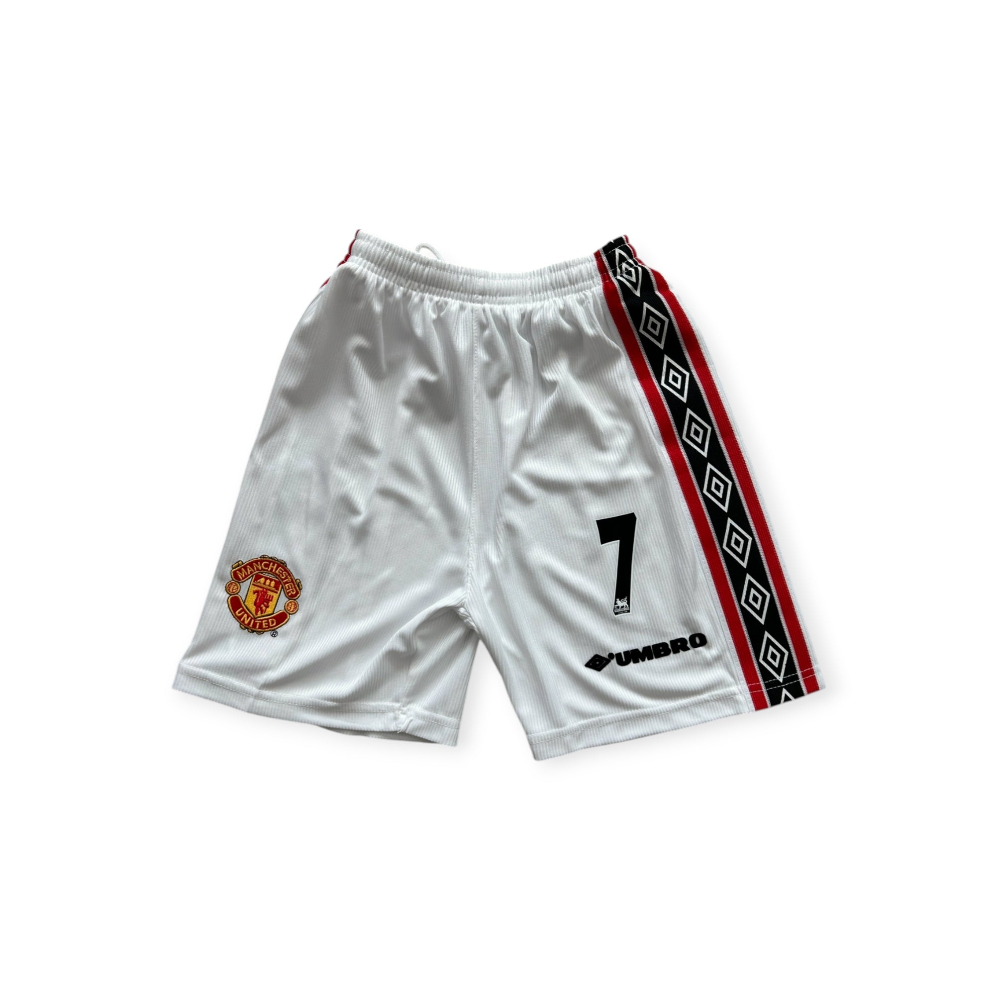 Kids David Beckham 7 Manchester United 1998-99 Retro Home Jersey
