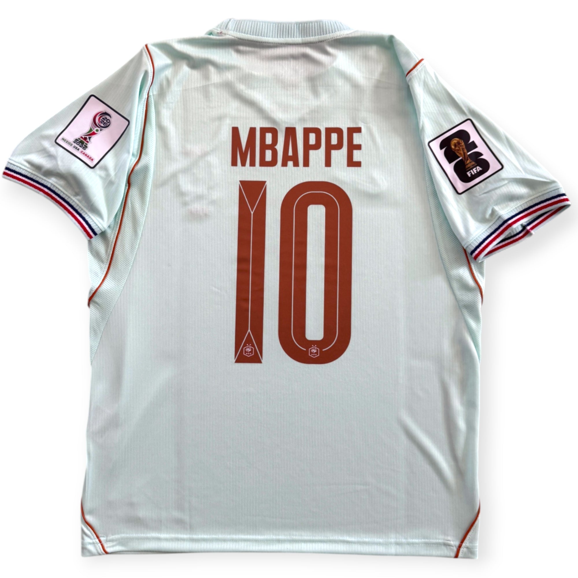 石*川様 【正規品】2026 フランス代表 AWAY MBAPPE 10 オーセ Kylian Mbappe 10 France 2026 World Cup Away Jersey Nike - Ice Blue