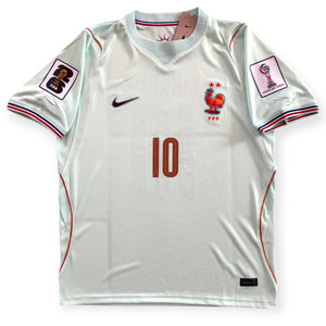 Kylian Mbappe 10 France 2026 World Cup Away Jersey Nike - Ice Blue