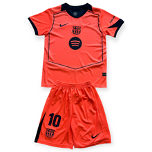 Load image into Gallery viewer, Lamine Yamal #10 FC Barcelona Nike 2025-26 Third Jersey - Total 90 "Bright Mango" Edition Youth/Kids
