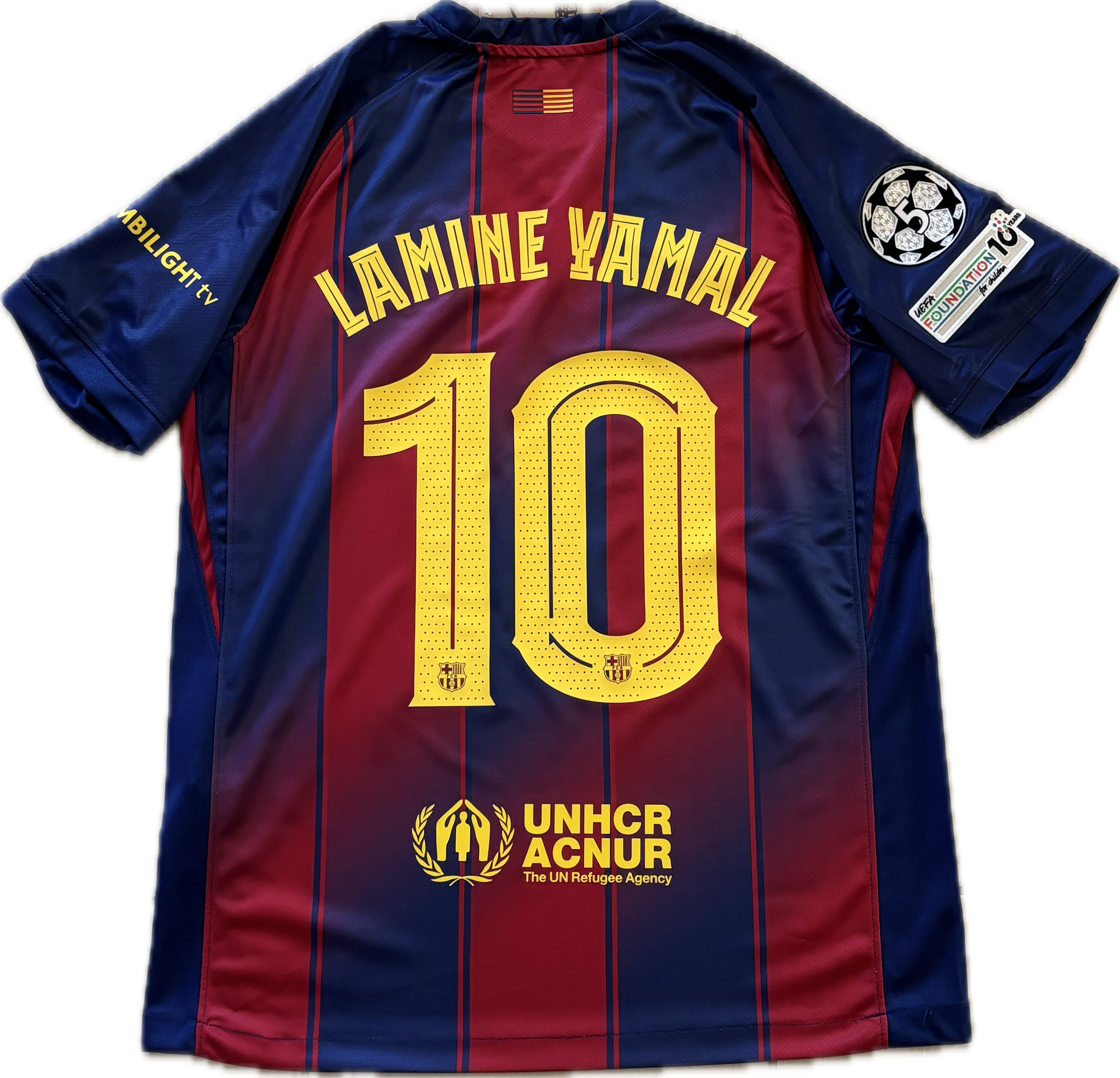 Lamine Yamal #10 FC Barcelona Nike 2025 2026 Home Jersey