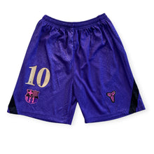 Load image into Gallery viewer, Lamine Yamal #10 FC Barcelona x Kobe Bryant Tribute Special Edition Kids Jersey &amp; Shorts Set
