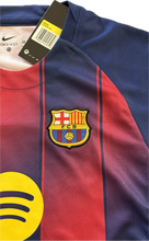 Load image into Gallery viewer, "Barcelona Youth Soccer Kit - Official Yamal #10 Home Jersey 2025-26" Barcelona Chest logo
