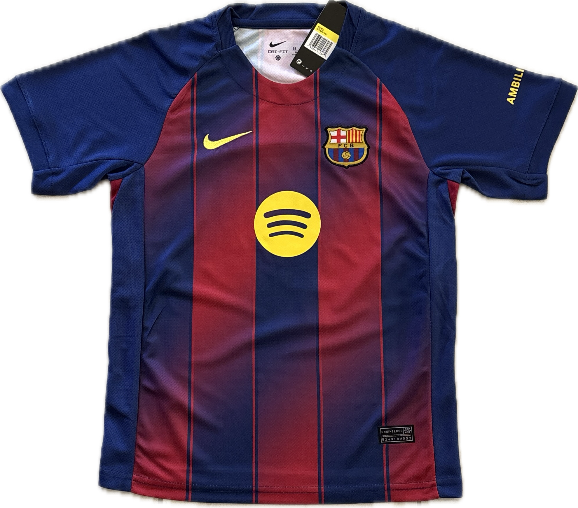 Lamine Yamal #10 Nike FC Barcelona 2025-26 Youth Kids Home Kit