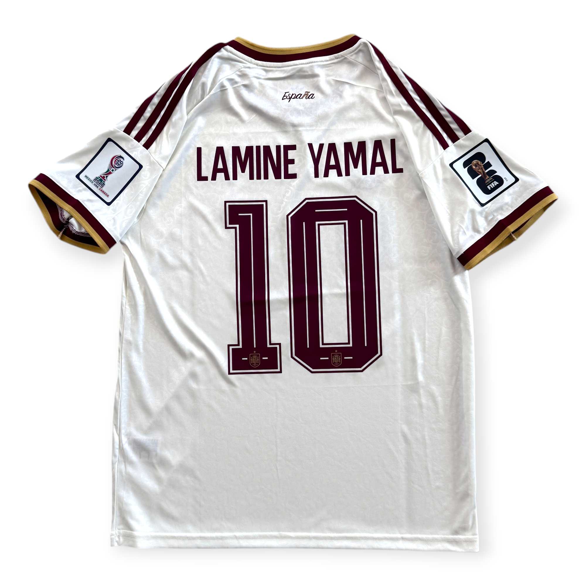 スペイン代表 ユニフォーム　LAMINE YAMAL 10番 Lamine Yamal 10 Spain 2026 World Cup Adidas Home Soccer Jersey Men