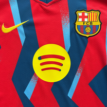 Load image into Gallery viewer, Lamine Yamal #19 FC Barcelona 2025-26 Fourth "Senyera" Kids Kit Nike - La Liga Special Edition - Jersey &amp; Shorts Set
