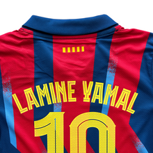 Load image into Gallery viewer, Lamine Yamal #19 FC Barcelona 2025-26 Fourth "Senyera" Kids Kit Nike - La Liga Special Edition - Jersey &amp; Shorts Set
