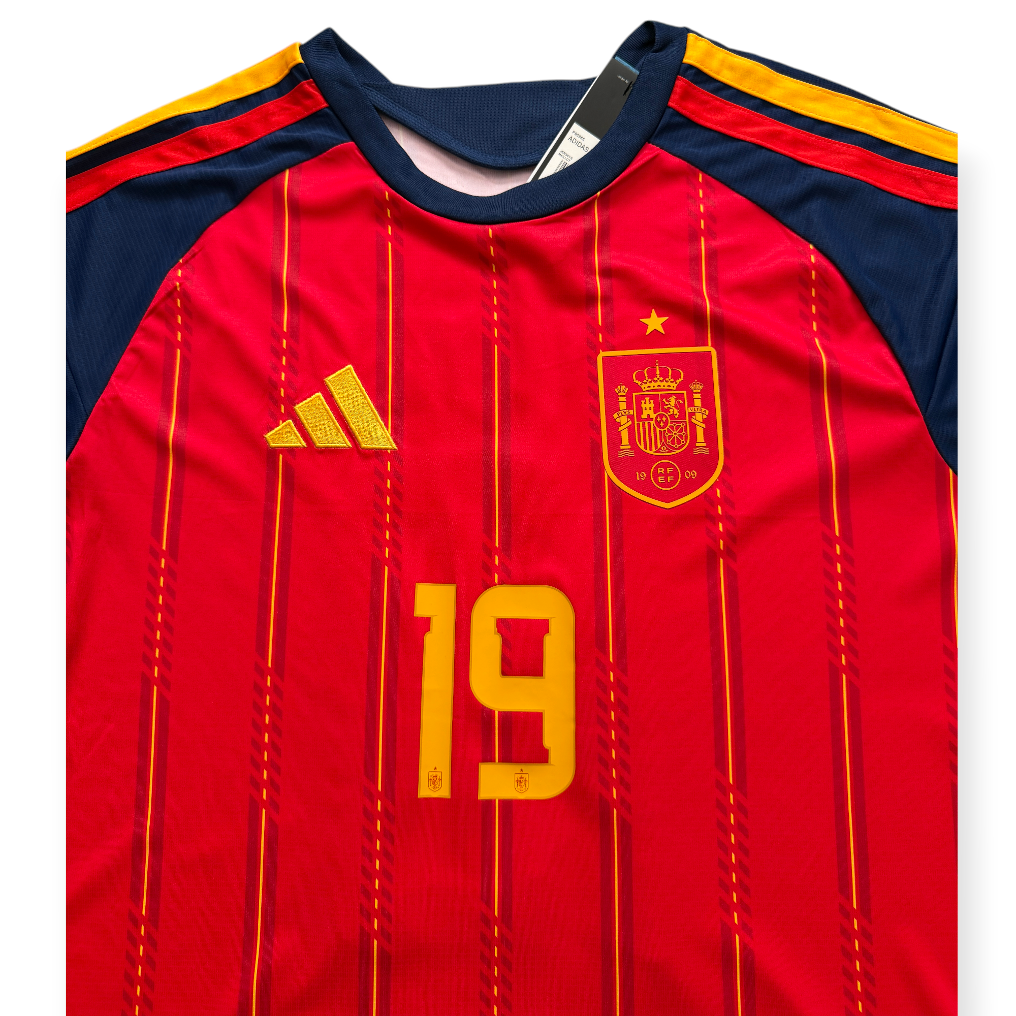Lamine Yamal #19 Spain Adidas 2026 World Cup Home Jersey - Men's