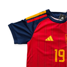 Load image into Gallery viewer, Lamine Yamal #19 Spain Adidas 2026 World Cup Home Jersey - Youth/Kids Edition (Jersey + Shorts)
