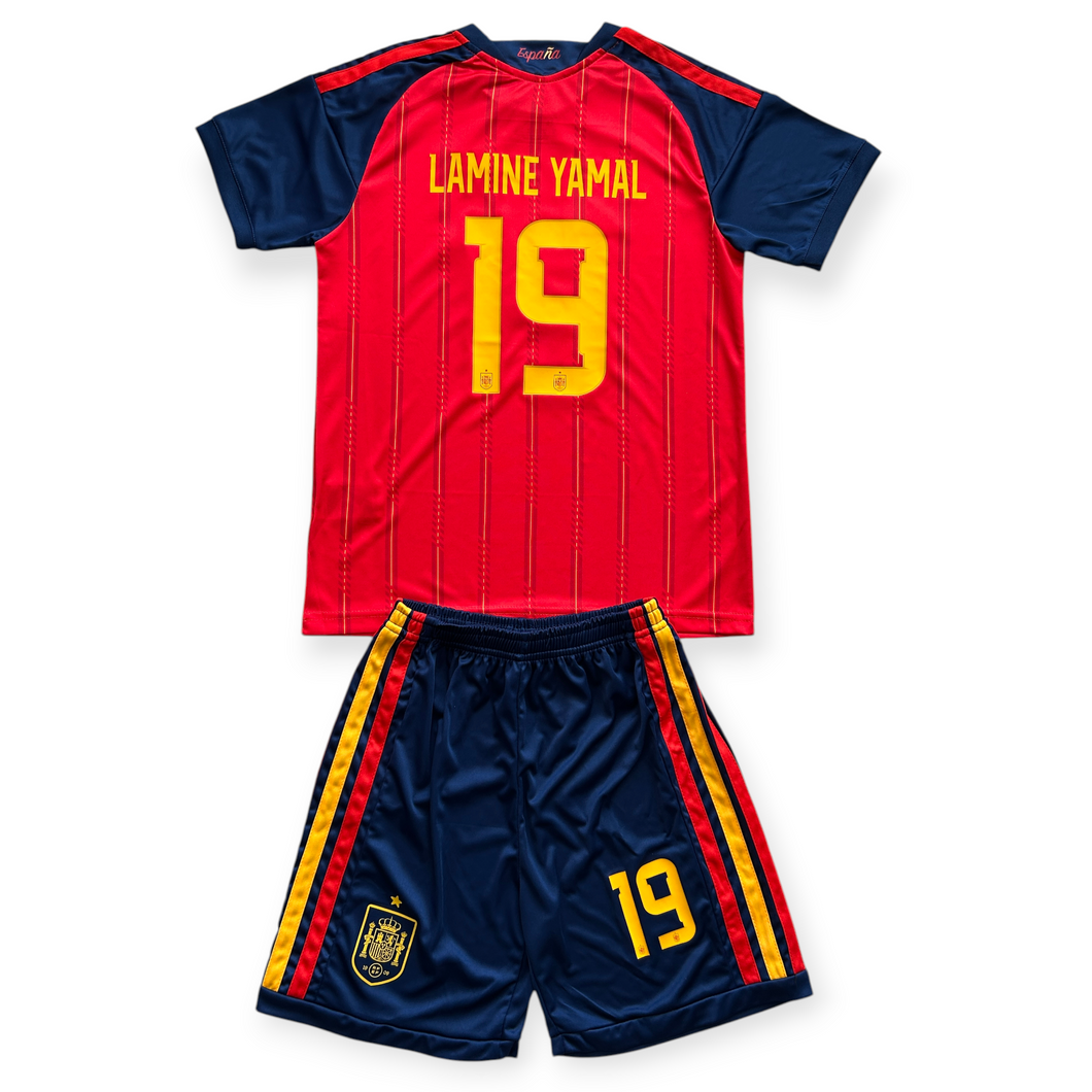 Lamine Yamal #19 Spain Adidas 2026 World Cup Home Jersey - Youth