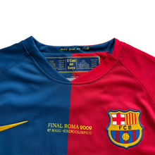 Load image into Gallery viewer, Lionel Messi #10 FC Barcelona 2008-2009 Home Long Sleeve Men's Jersey - Rome Final Edition
