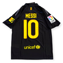 Load image into Gallery viewer, Lionel Messi #10 FC Barcelona 2011-2012 Away Men's Jersey - Black Retro Kit Champions
