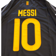 Load image into Gallery viewer, Lionel Messi #10 FC Barcelona 2011-2012 Away Men's Jersey - Black Retro Kit Champions
