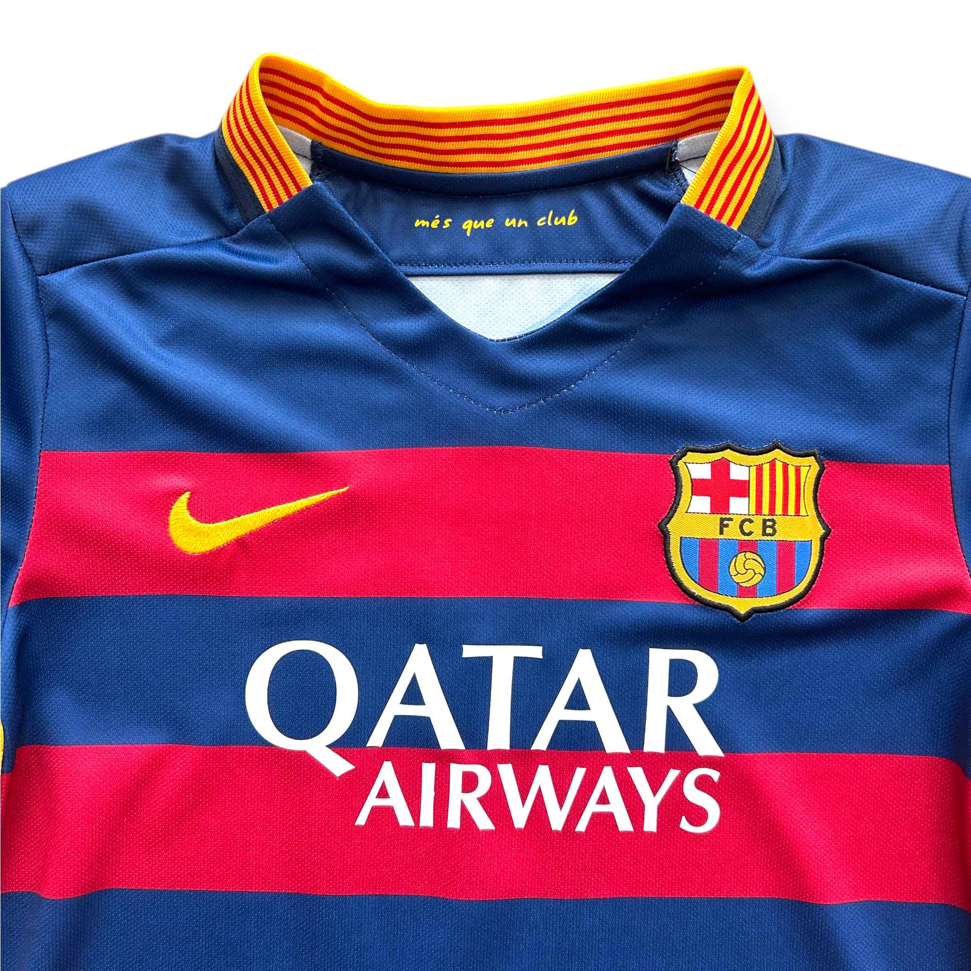 Lionel Messi #10 FC Barcelona Retro Kids Kit - 2015-16 