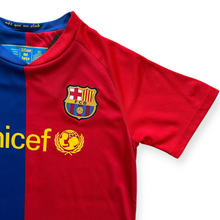 Load image into Gallery viewer, Lionel Messi #10 FC Barcelona Retro Kids Kit - Nike 2009 Champions League Final Roma Edition - Jersey &amp; Shorts Set
