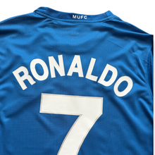 Load image into Gallery viewer, Manchester United Blue Nike Vintage Cristiano Ronaldo 2008/2009 UCL Final Long Sleeve Soccer Jersey UEFA Champions League Ballstar
