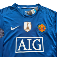 Load image into Gallery viewer, Manchester United Blue Nike Vintage Cristiano Ronaldo 2008/2009 UCL Final Long Sleeve Soccer Jersey UEFA Champions League Ballstar
