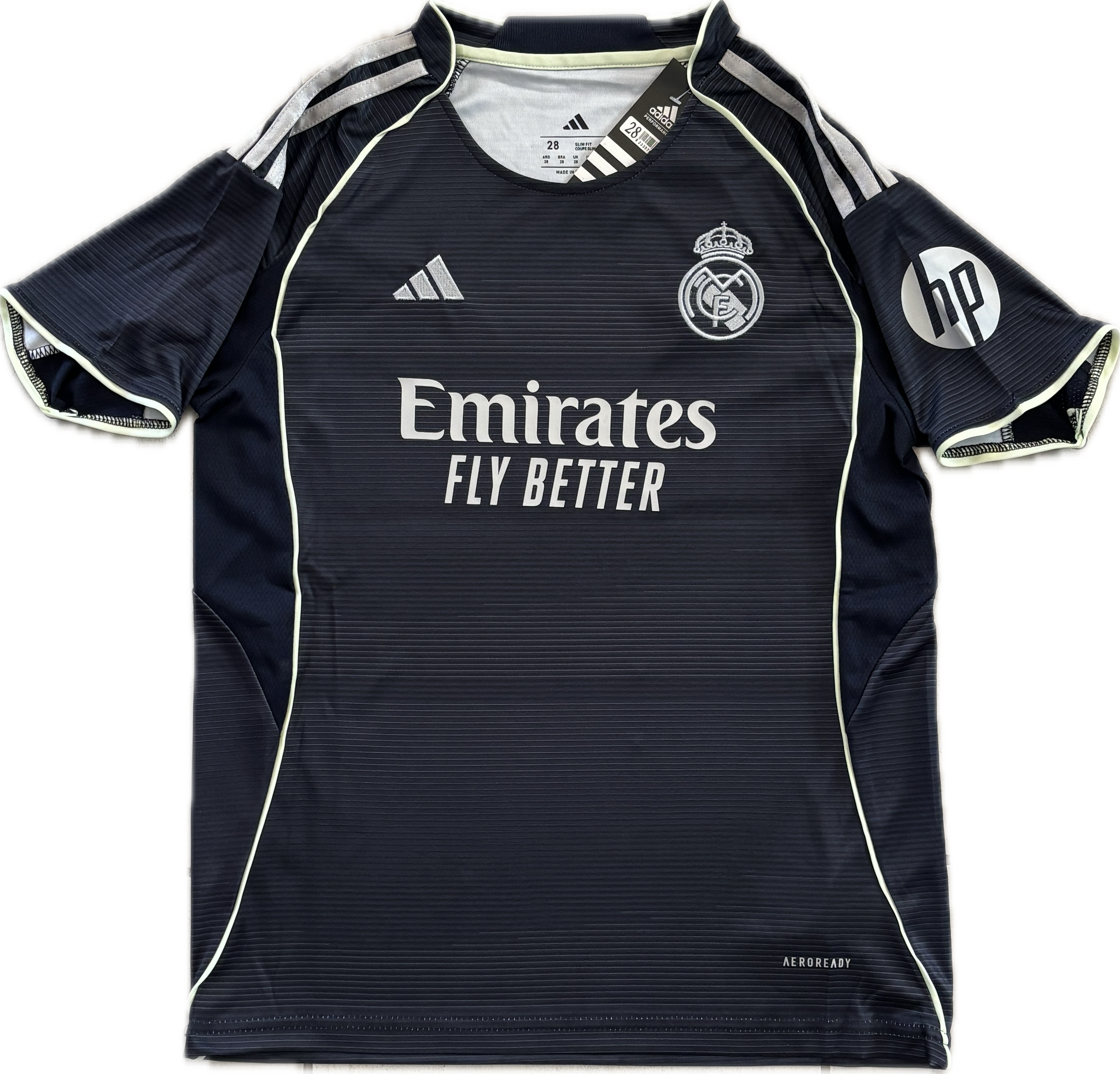 Real Madrid 2025-26 Youth Kid Away Kit (Jersey + Shorts) - Adidas