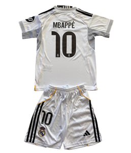 レアル・マドリード MBAPPÉ 10 ジャージ L Mbappé #10 Real Madrid 2025-26 Youth Kids Home Kit (Jersey +