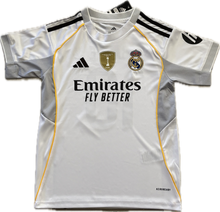 Load image into Gallery viewer, Mbappé #10 Real Madrid 2025-26 Youth Kids Home Kit (Jersey + Shorts) Adidas jersey only
