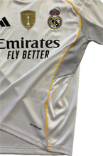 Load image into Gallery viewer, Mbappé #10 Real Madrid 2025-26 Youth Kids Home Kit (Jersey + Shorts) Adidas side
