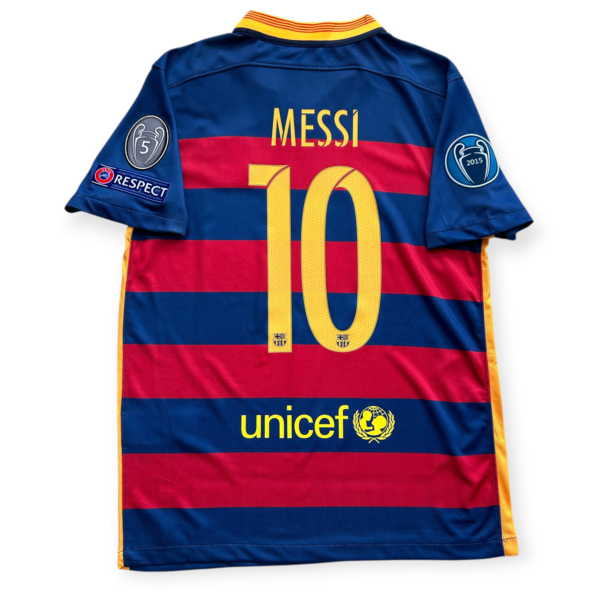 Messi 10 FC Barcelona 2015-16 Nike Final Champions League Football
