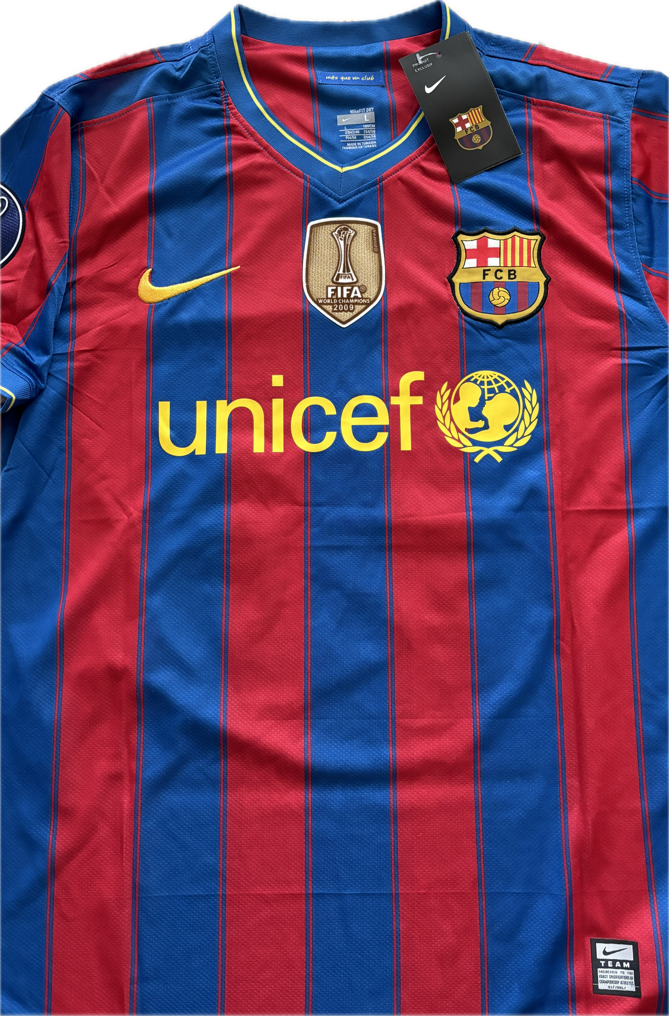 Messi 10 FC Barcelona Nike 2010 UCL Finals Home Champions League
