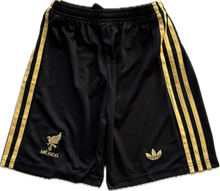 Load image into Gallery viewer, Mexico 2025 "Mexico de Oro" Black &amp; Gold Jersey - Adidas Originals Special Edition Kids shorts
