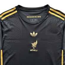 Load image into Gallery viewer, E. ÁLVAREZ #4 Mexico "Mexico de Oro" Black &amp; Gold Jersey - Adidas Originals Special Edition Long Sleeve
