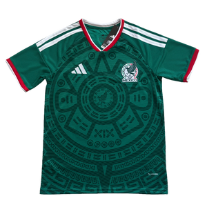 Mexico 2026 Aztec Sun Stone Green Jersey Adidas World Cup Special