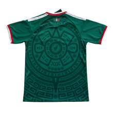 Load image into Gallery viewer, Mexico 2026 Aztec Sun Stone Green Youth Kids Jersey &amp; Shorts Kit World Cup Special Edition back jersey
