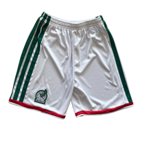 Load image into Gallery viewer, Mexico 2026 Aztec Sun Stone Green Youth Kids Jersey &amp; Shorts Kit World Cup Special Edition shorts
