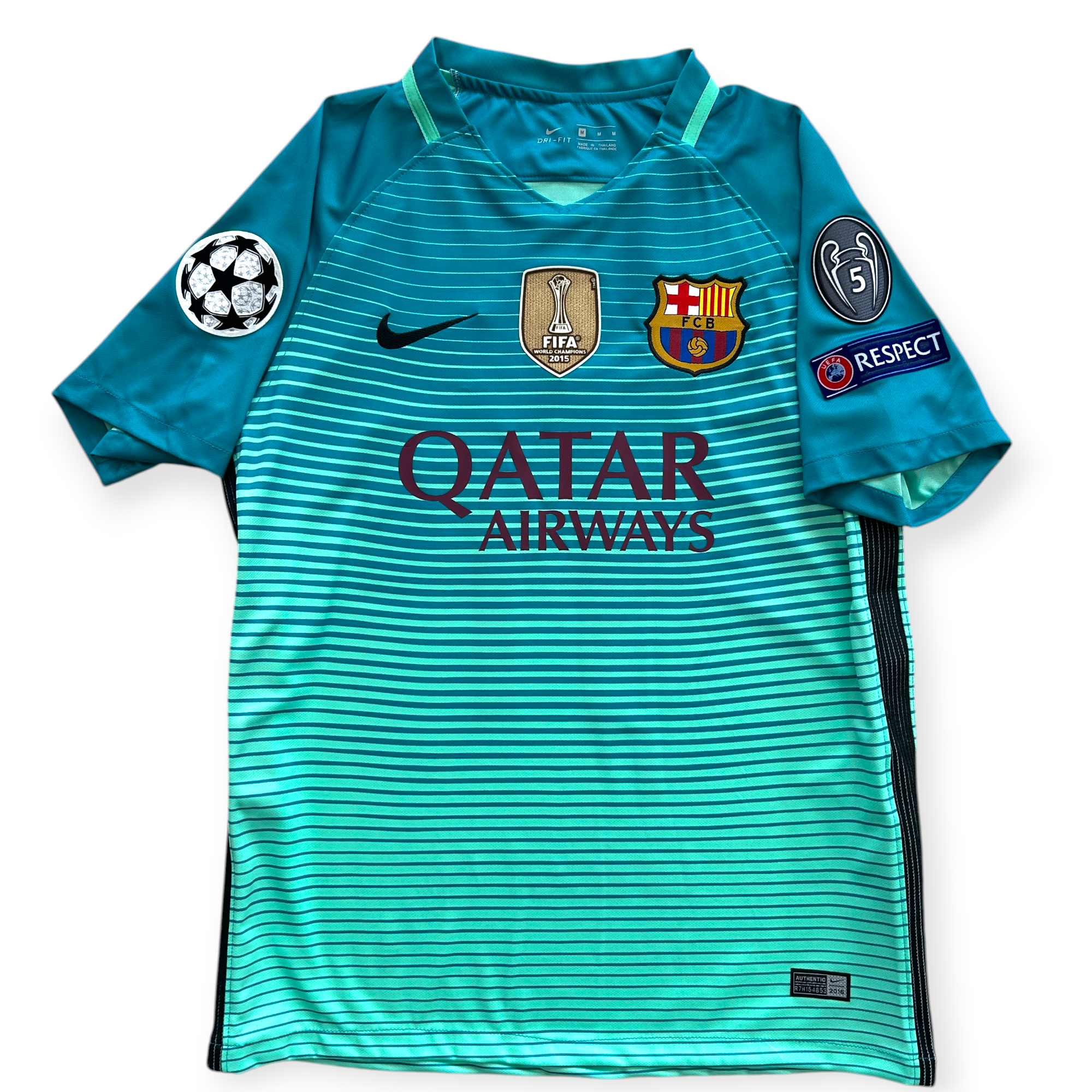 Neymar Jr #11 FC Barcelona Retro Third Jersey - 2016-17 Champions