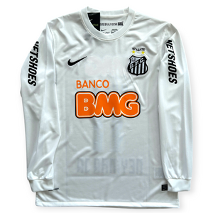 Neymar Jr #11 Santos FC Retro Home Jersey - 2011-12 Long Sleeve 